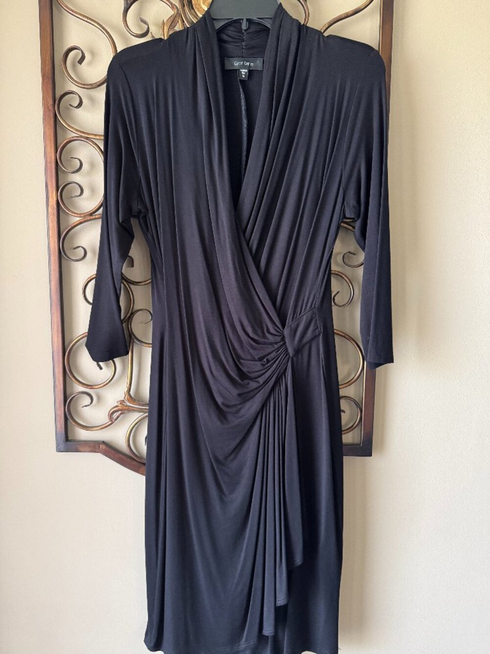 Karen Kane Black Jersey Wrap Dress